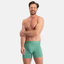 Bamboe Rico boxershorts heren 2 - pack groen | Bamboo Basics - Underwear - Bamboo Basics - underly