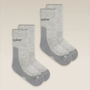 Icebreaker Merino Hike+ Light Crew 2 Pack Wandelsokken Dames - Socks - Icebreaker - underly