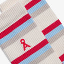Stripe Socks Oatmilk - Gestreepte sokken van bio - katoen | Armedangels - Socks - Armedangels - underly
